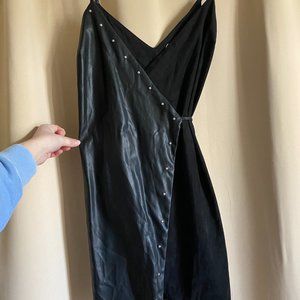 Bershka faux leather dress - SIZE M